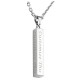 Stainless Steel Bar Pendant with Chain