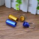 ICE or Medical Alert Info or Pill Holder Key Ring