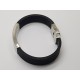 Stainless Steel & Silicone Bracelet 15mm x 210mm