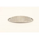 Mini Spring White Stainless Medical ID Tag