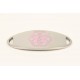 Mini Pink Stainless Medical ID Tag