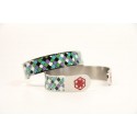 Quatrefoil Medic Alert Cuff