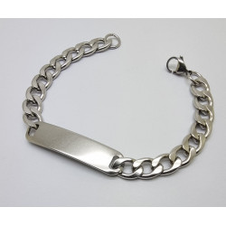 Stainless Steel ID Bracelet 7mm
