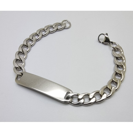 Stainless Steel ID Bracelet 7mm