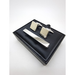 Cuff Links & Tie Pin in Presentation Box