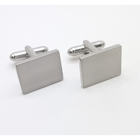 Stainless Steel Cufflinks 14mm x 18mm