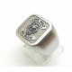 Mens Stainless Steel Signet Rings