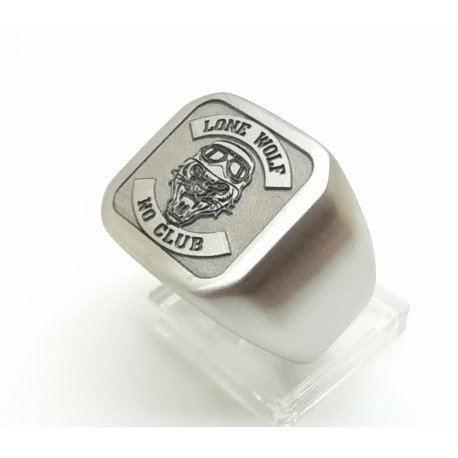 Mens Stainless Steel Signet Rings