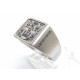 Mens Stainless Steel Signet Rings