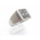 Mens Stainless Steel Signet Rings