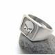 Mens Stainless Steel Signet Rings