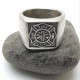 Mens Stainless Steel Signet Rings