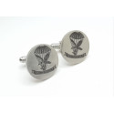Round 20mm Stainless Steel Cufflinks