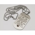 To My Husband Engraved Dog Tag