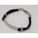 Stainless Steel & Leather Bracelet 1