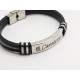 Stainless Steel & Rubber Bracelet 2