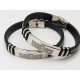 Stainless Steel & Rubber Bracelet 2