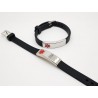 Black Silicone Medical Alert Bracelet