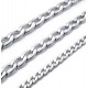 4mm x 60cm Stainless Steel Curb Chain