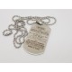 To My Son Engraved Dog Tag 2