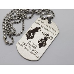 Call on me Brother Engraved Dog Tag 2